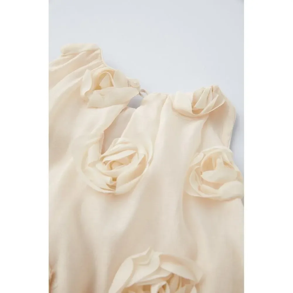 3D FLORAL DRESS